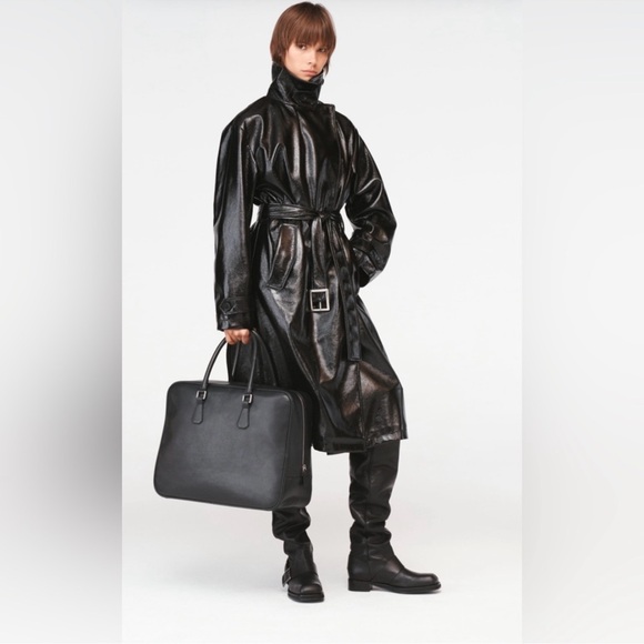 Zara X STEVEN MEISEL BELTED TRENCH - Picture 2 of 8